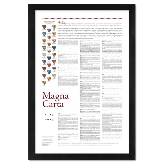 Magna Carta: An 800th anniversary print