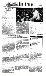 The Bridge, 27 June 1999, page 1